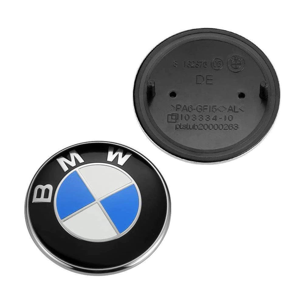 Emblem Bmw 1 stk. D - Ø74 mm Bakluke OEM | Bmw Ag - sett bakfra