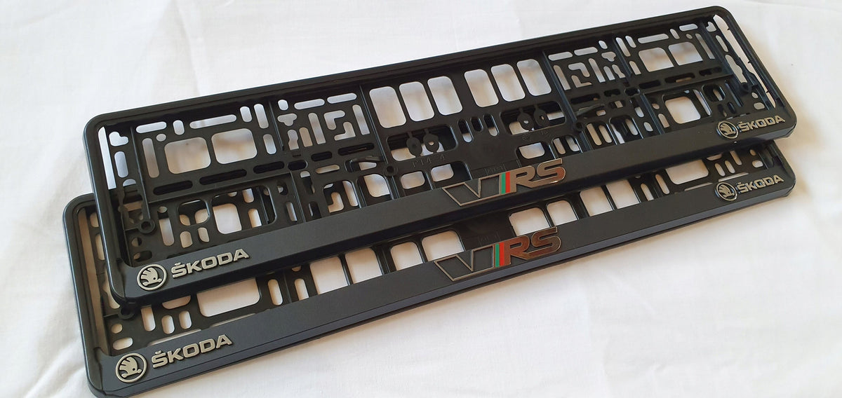 Emblem Skoda 3D logo VRS - detaljer