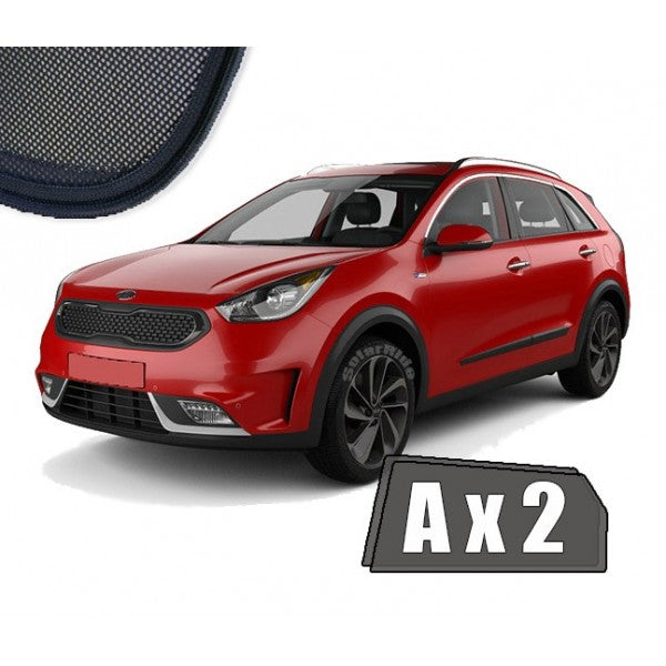 Sr solskjerm i akryl til Kia Niro / e-Niro I, vindavviser og regnbeskyttelse