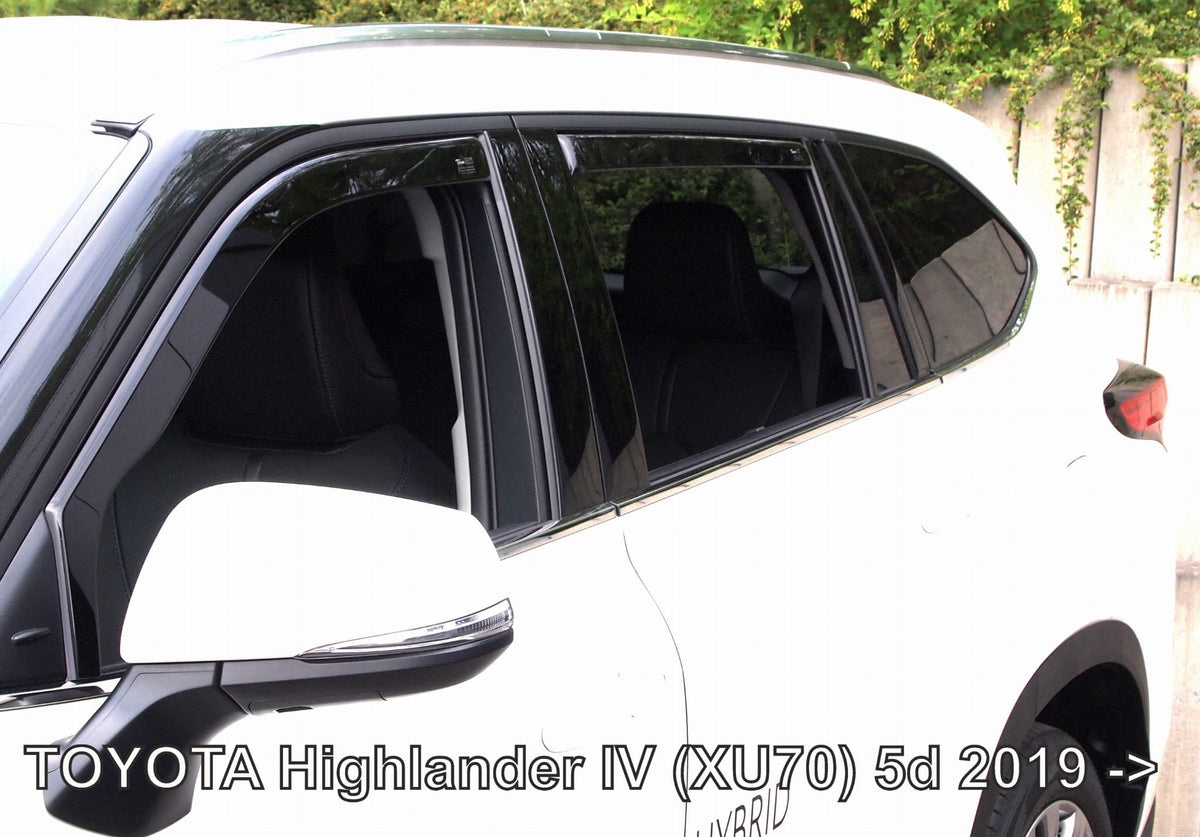 Heko vindavviser til Toyota Highlander IV (XU70) – Plexiglass Akryl PMMA