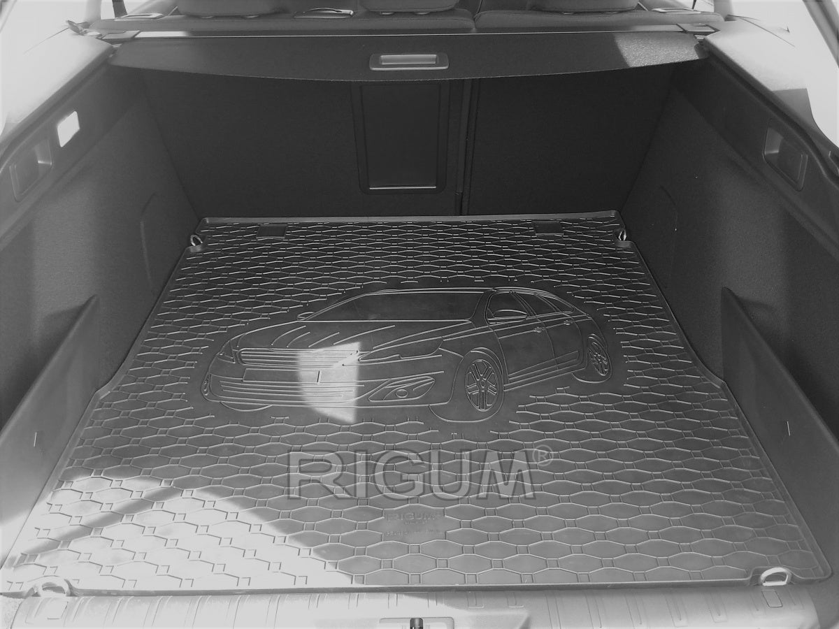 Rigum bagasjeromsmatte til Peugeot 308 SW – 10 mm sidekant