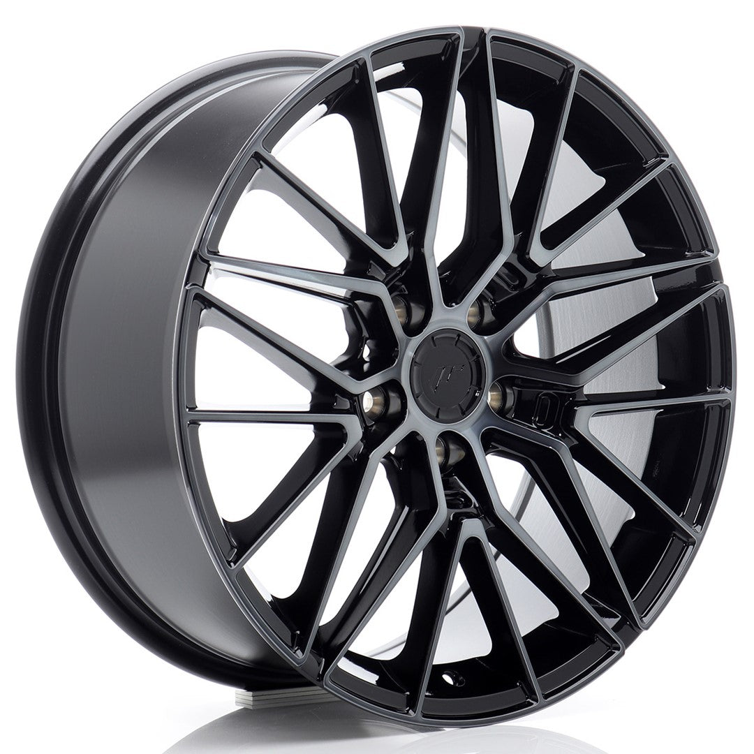 Felg JR Wheels JR38 18x8" Black – sett forfra