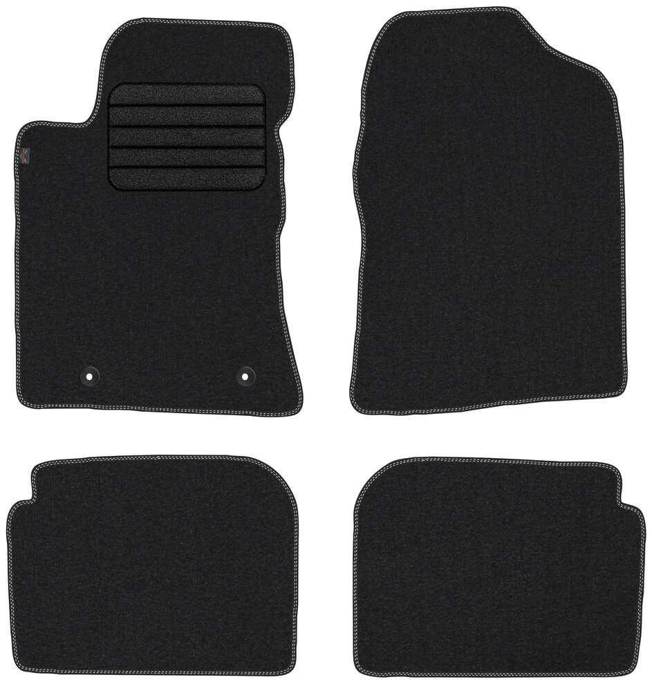 Unknown stoffmatter til Toyota Avensis II (T25) – premium velour tekstil