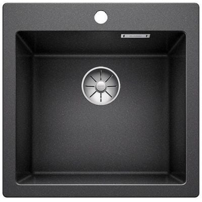 Blanco Pleon 5 kjøkkenvask i granittkompositt antrasitt 515x510 mm sett ovenfra