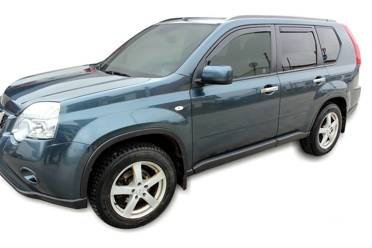 Heko vindavviser til Nissan X-Trail II (T31) / sett 4 stk. – PMMA Plexi