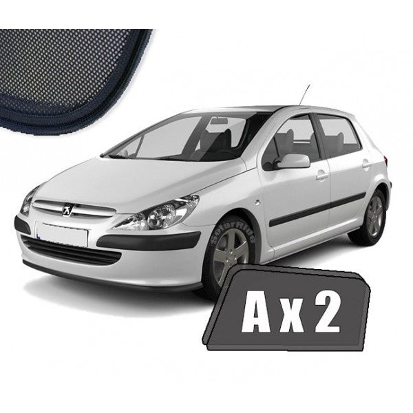 Sr solskjerm i akryl til Peugeot 307 Hatchback 5DR med enkel montering og vindavviser funksjon