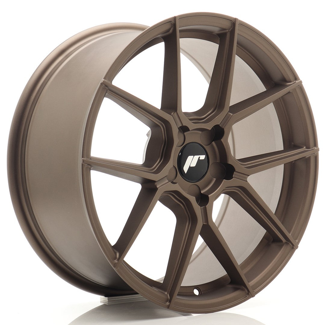 Felg JR Wheels JR30 18x8,5" Bronze – sett forfra