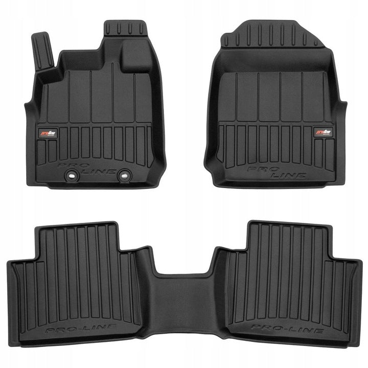 Frogum 3D Premium gulvmatter til Isuzu D-Max III Double Cab (2019–) – svart TPE med 60 mm sidekant
