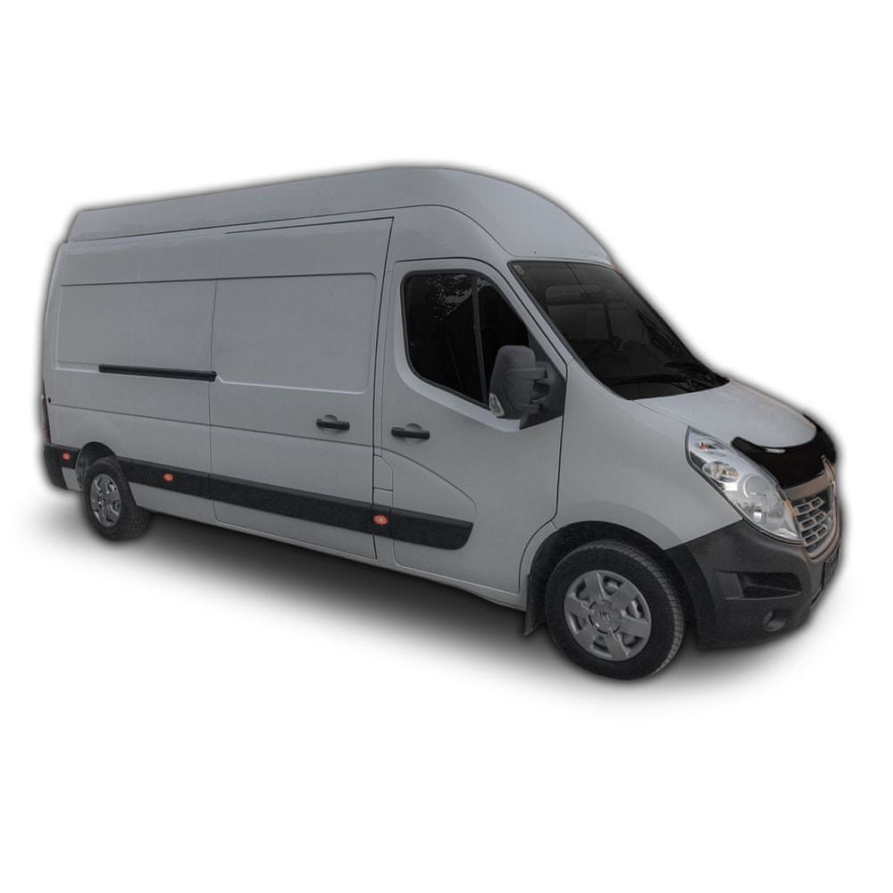 Scoutt panserbeskytter i akryl til Renault Master III med sort gloss finish og enkel montering