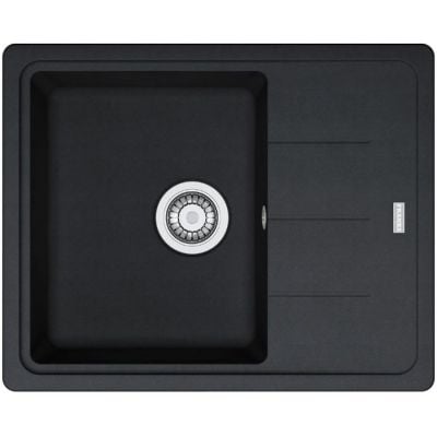 Franke Basis BFG 611-62 kjøkkenvask i granittkompositt, onyx farge, sett ovenfra