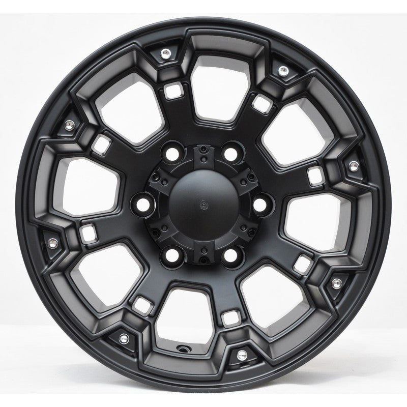 Felger 6x139,7 15" 8J ET -10 110,1 matt svart