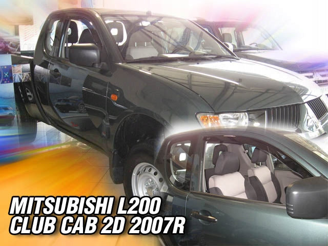 Heko vindavviser til Mitsubishi L-200 (Ivgen)2d (club cab) – PMMA Plexi