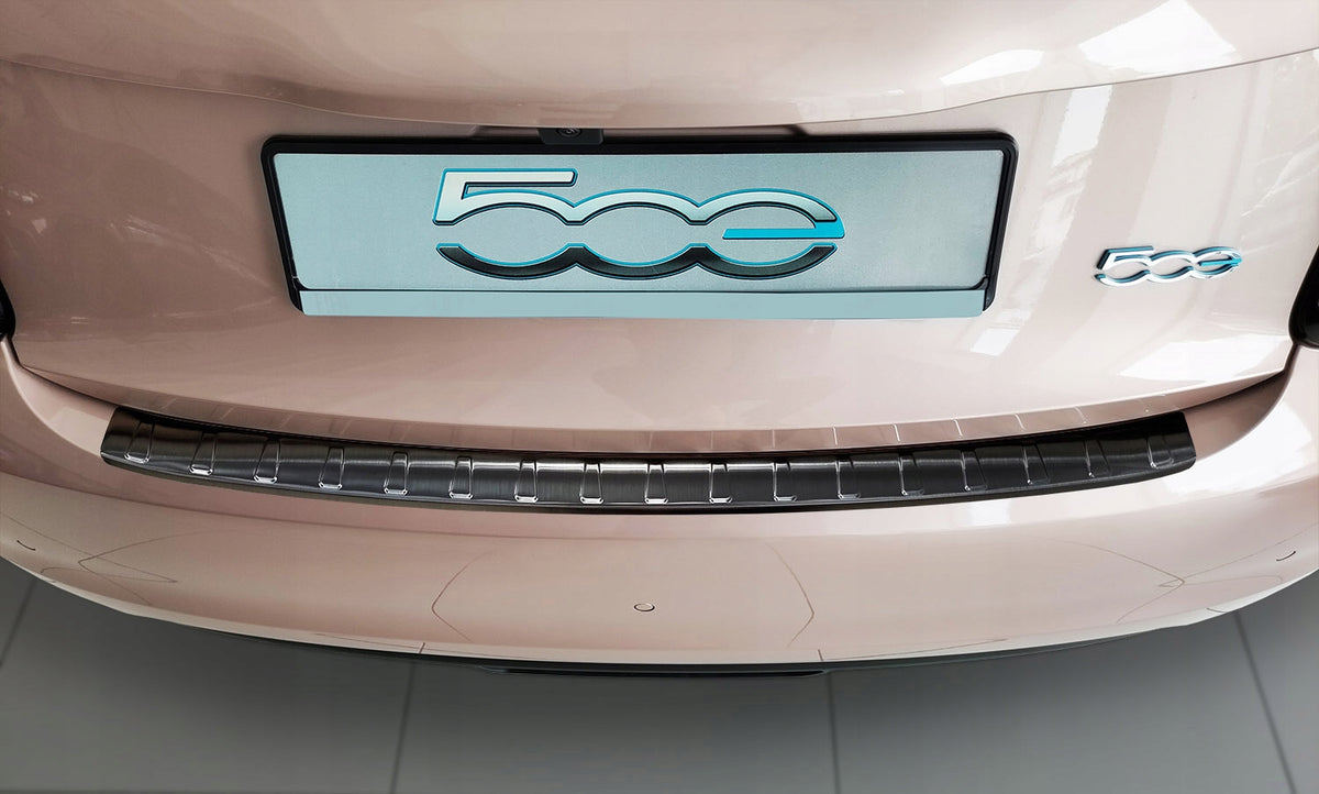 Avisa bakfangerbeskytter til Fiat 500e II – rustfritt stål svart børstet