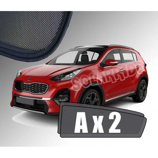 Sr solskjerm i akryl til Kia Sportage IV, vindavviser og regnbeskyttelse