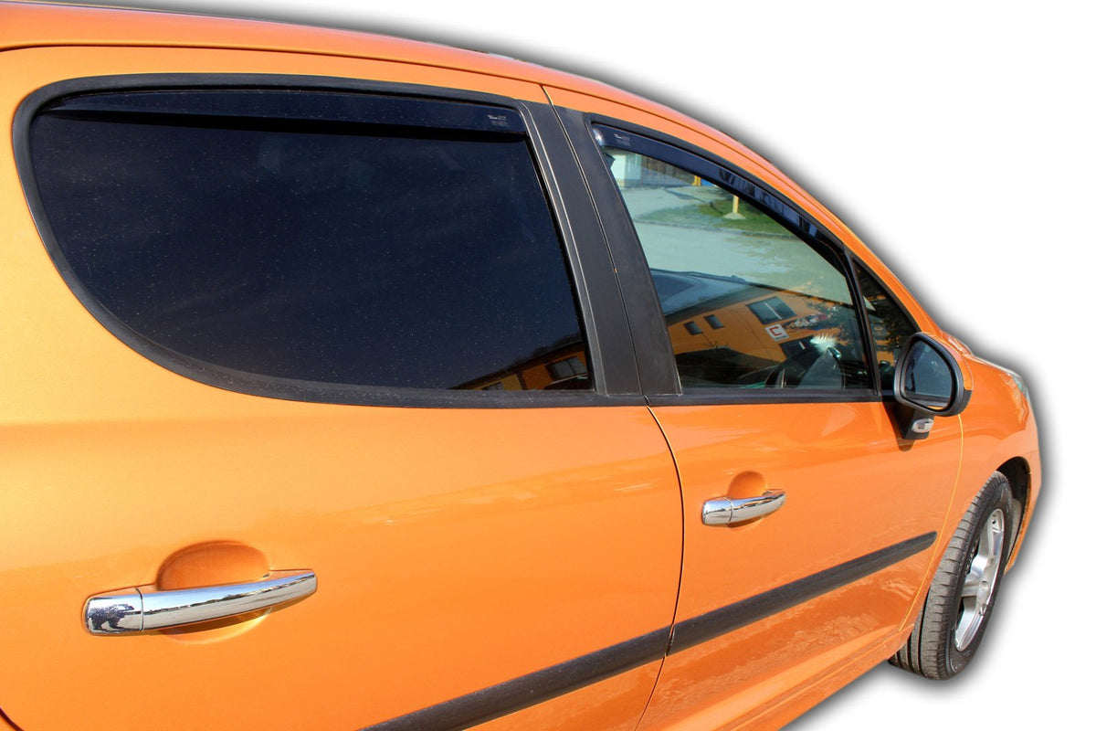 Vindavviser Peugeot 207 5-dørs (2006-2012) – PMMA Plexi - detaljer