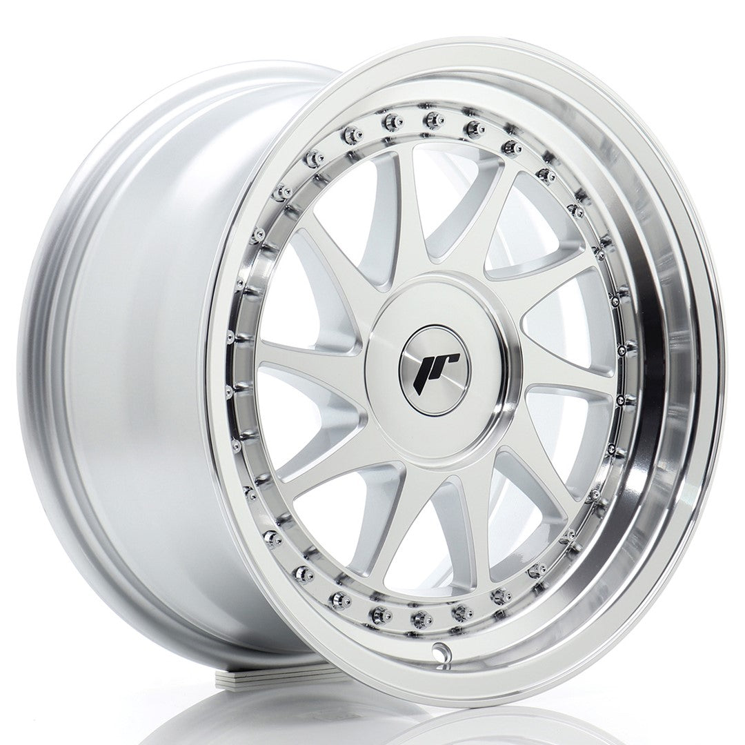 Felg JR Wheels JR26 16x8" Silver – sett forfra