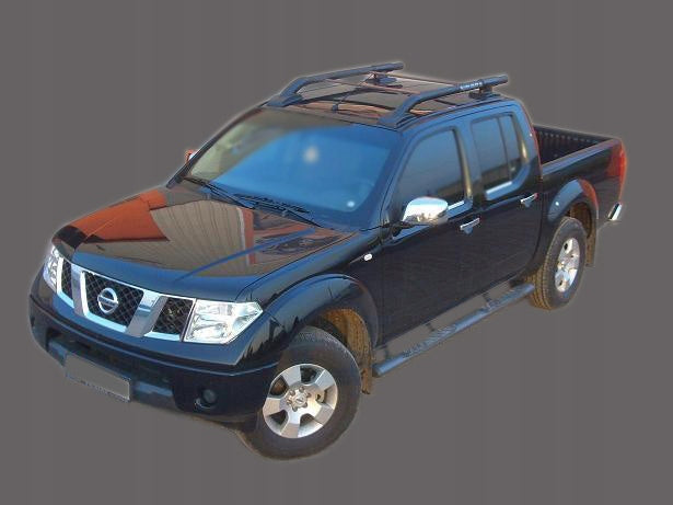 Takrails Nissan Navara III (D40) Canopy (2005-2015) - sett forfra