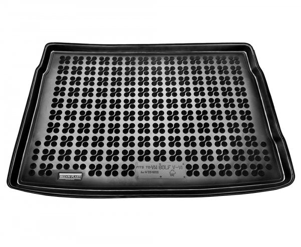 Rezaw-Plast bagasjeromsmatte til Vw GOLF V Hatchback mit Vollrad, med reservehjul(stor) – TPE-gummi