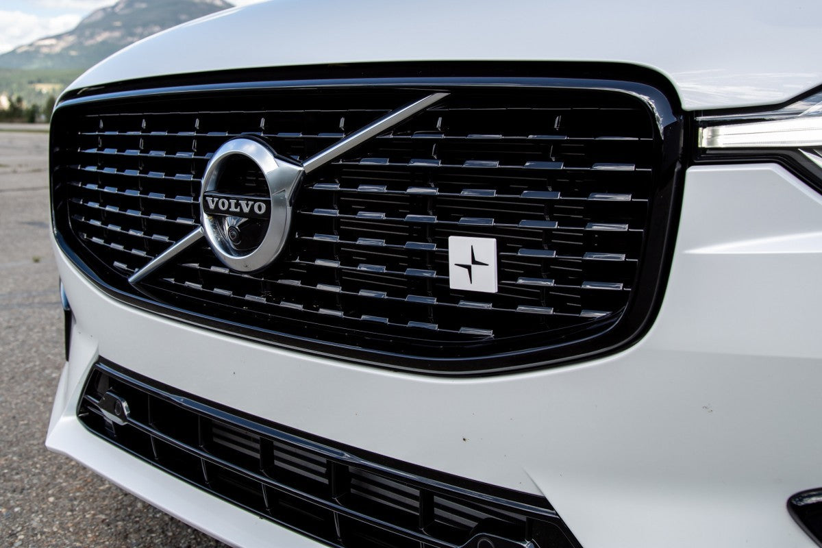 Emblem Polestar Grill Black Edition - sett bakfra