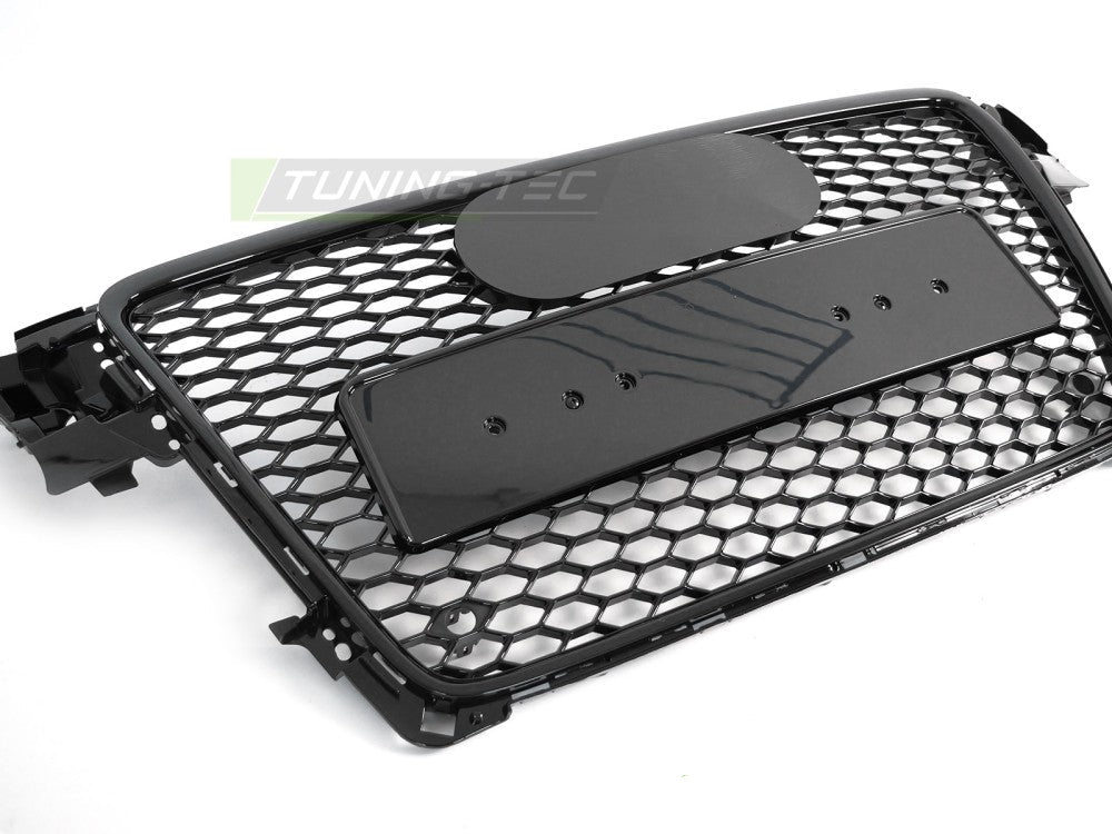 Audi A4/S4 B8 frontgrill blank svart PDC