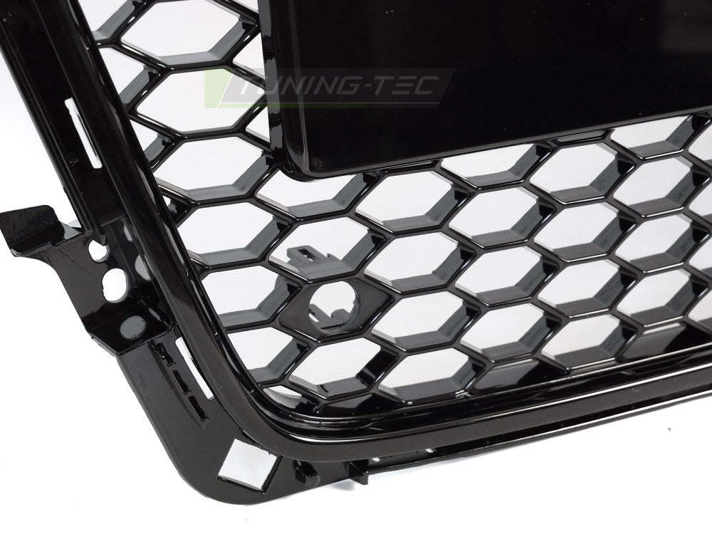 Audi A4/S4 B8 frontgrill blank svart PDC