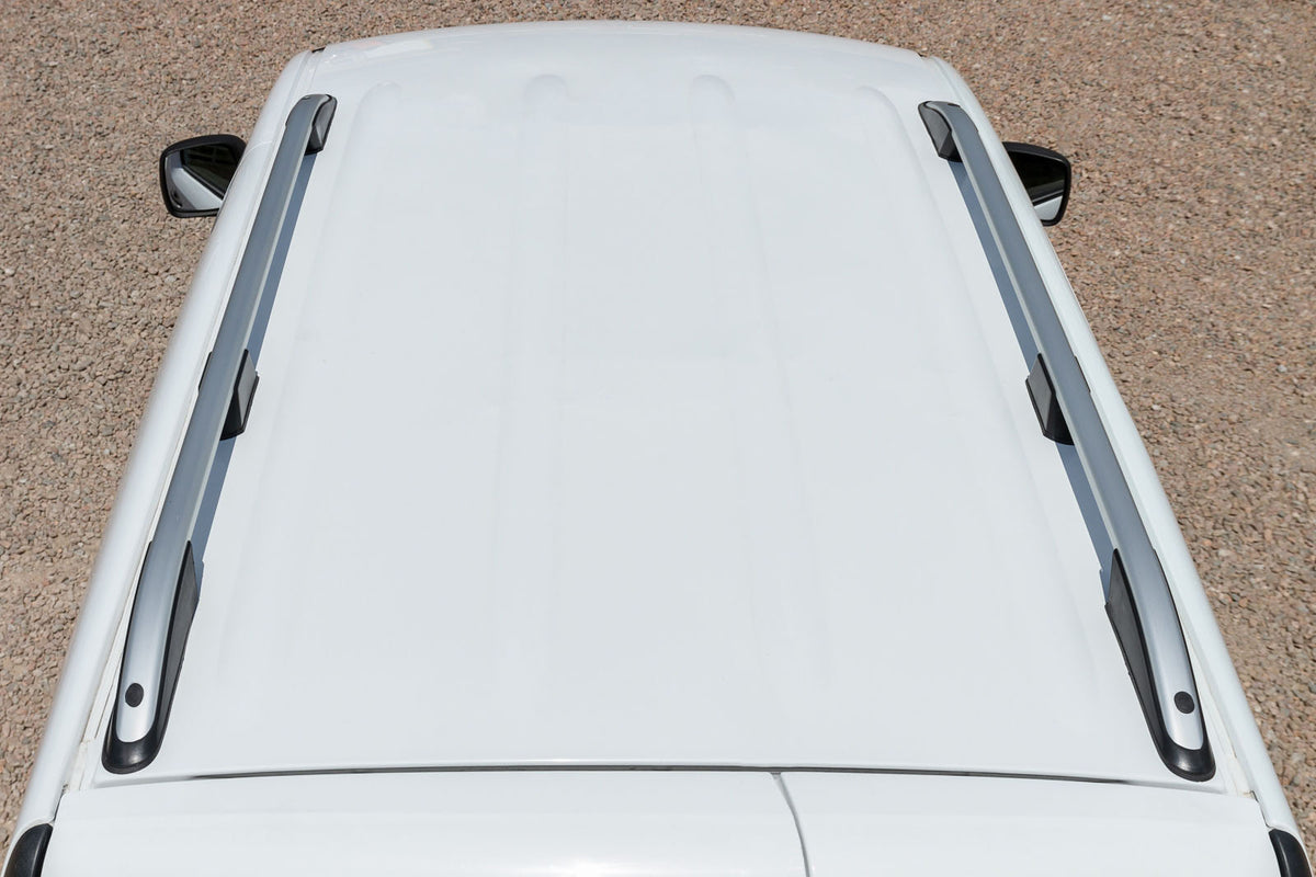 Takrails Ventshield til Dacia DOKKER 2012-2021 i aluminium og ABS for enkel montering