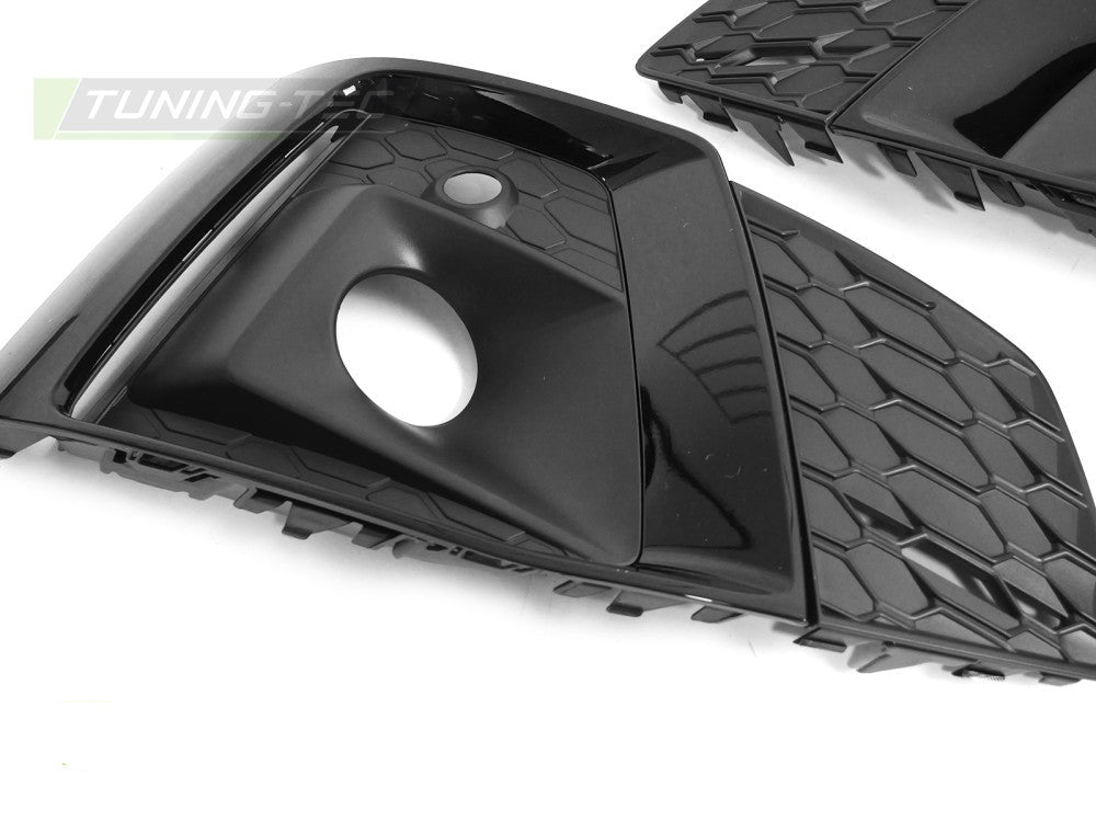 Audi A5 F5 glanssvart tåkelysdeksel