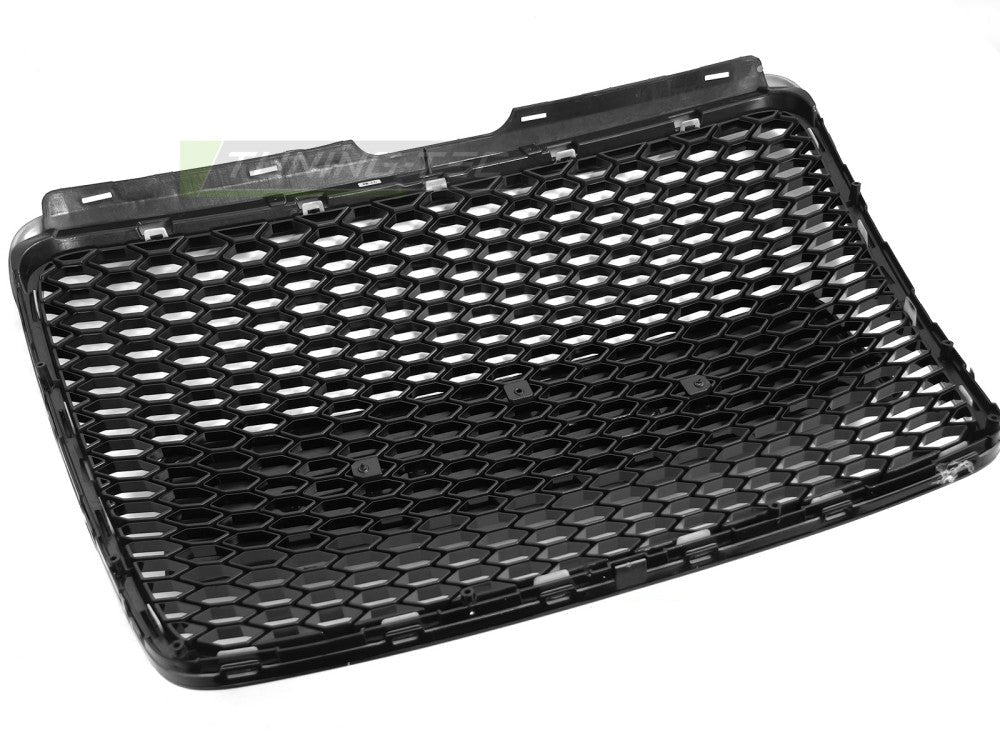 Audi A6 C6 frontgrill, glans svart