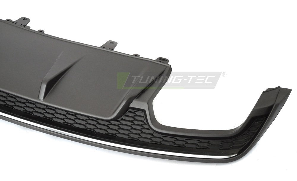 Audi A7 C7 sølv/svart Sport S diffusor