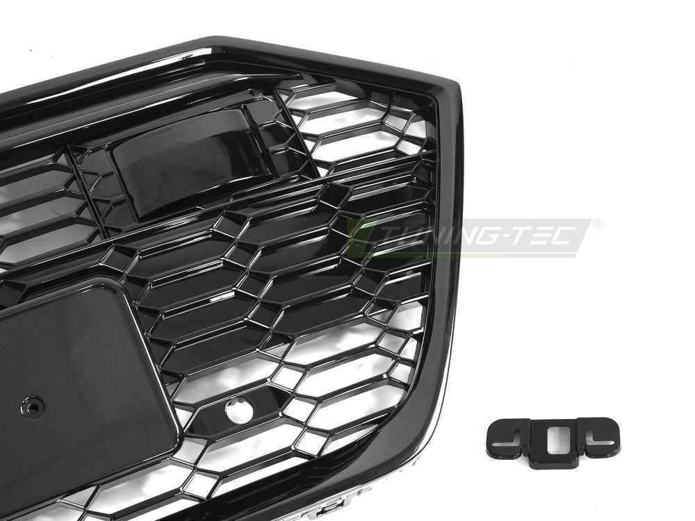 Audi A7 C8 4K gloss svart frontgrill PDC