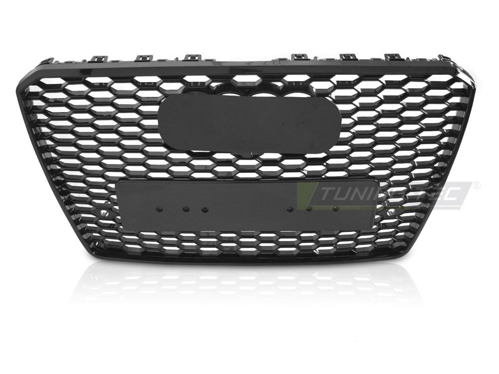 Audi A8 D4 glanssvart frontgrill PDC