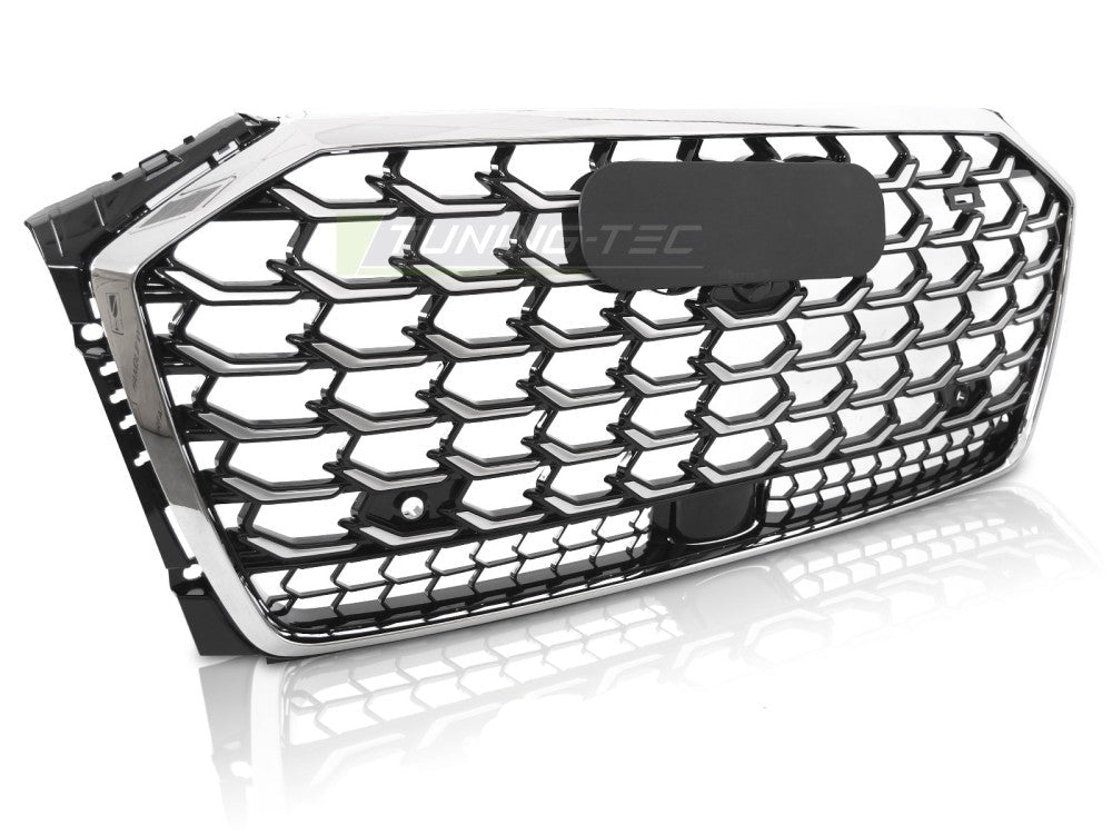Audi A8 D5 frontgrill S-stil svart krom