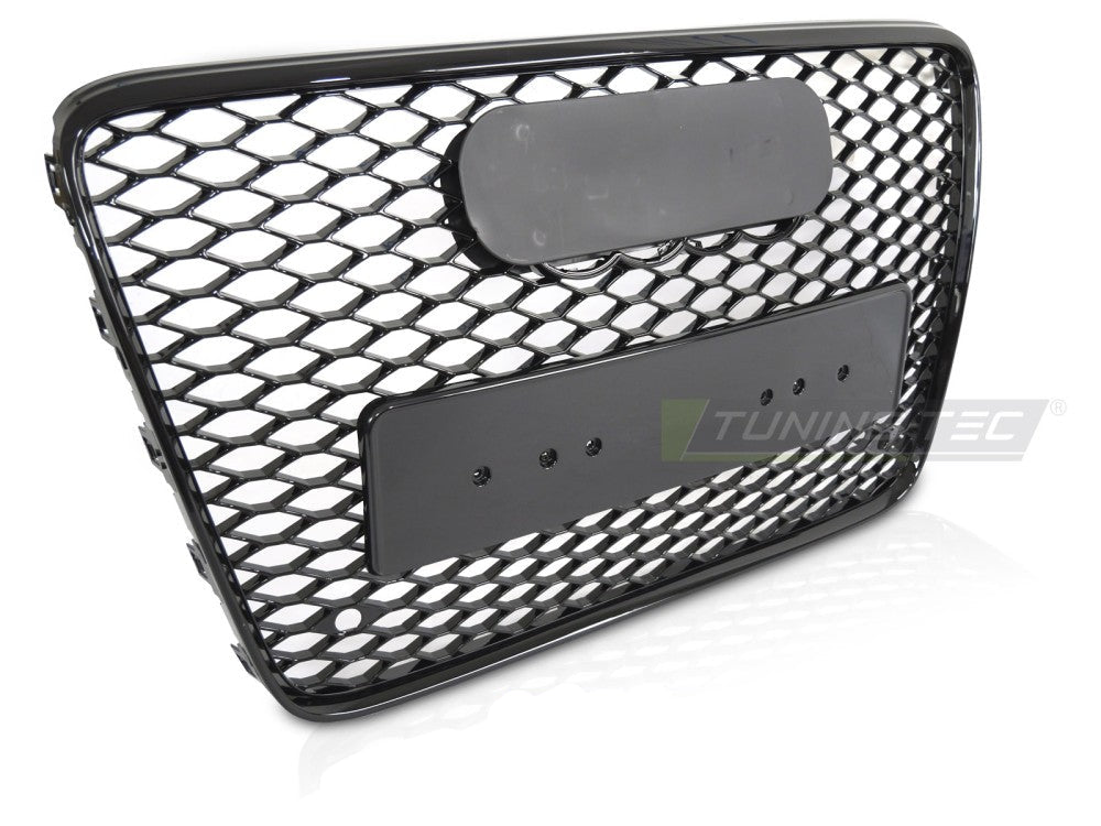Audi Q7 4L sport-stil grill, blank svart PDC