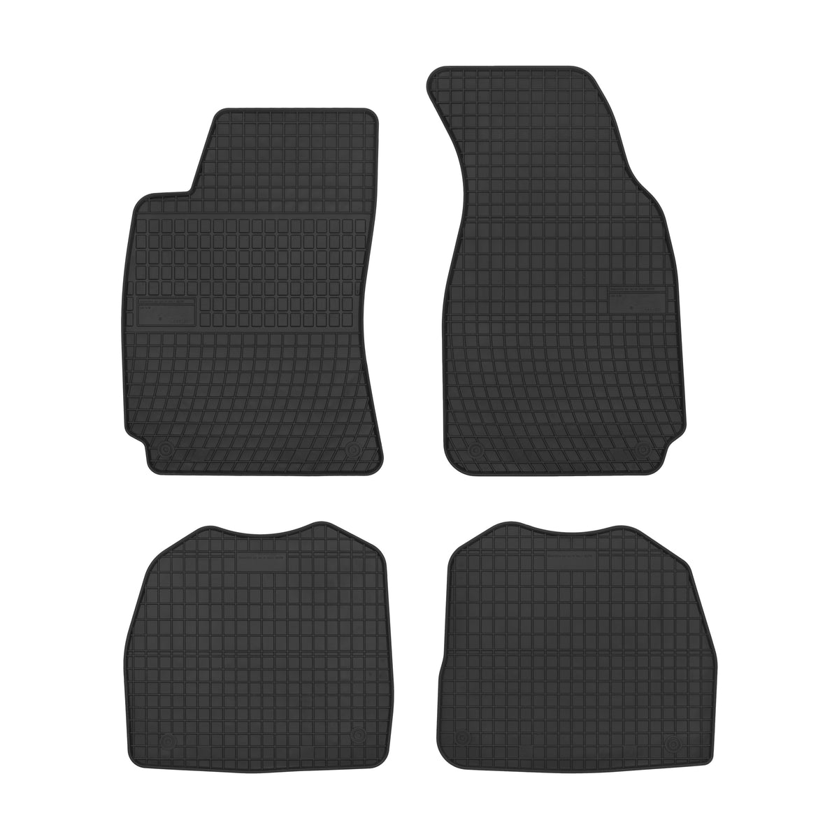 Frogum gummimatter til Skoda Superb I (2001-2008) – svart-anthracite, sidekant 1 cm, sett med 4
