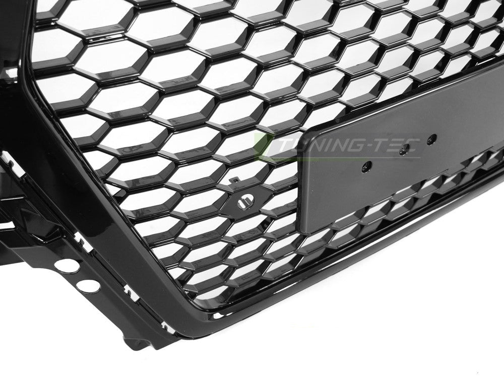 Audi Q7 4M sport-stil grill, blank svart PDC