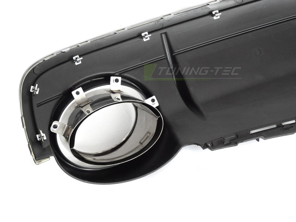 Audi Q7 4M bakdiffusor, blank svart