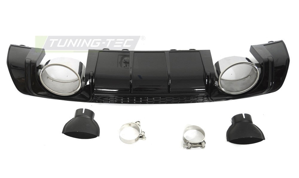 Audi TT 8S Glossy Black bakdiffusor