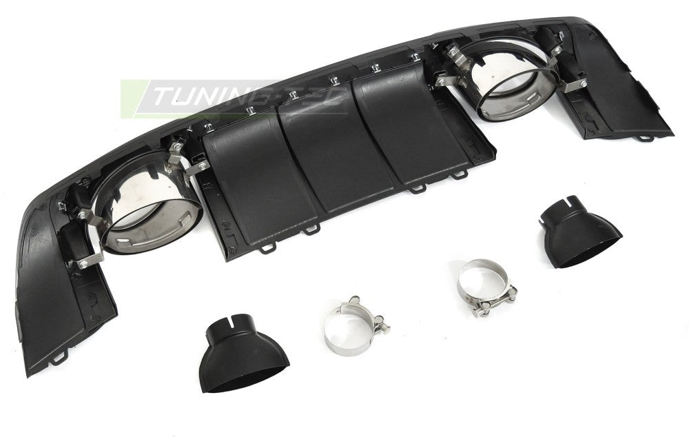 Audi TT 8S Glossy Black bakdiffusor