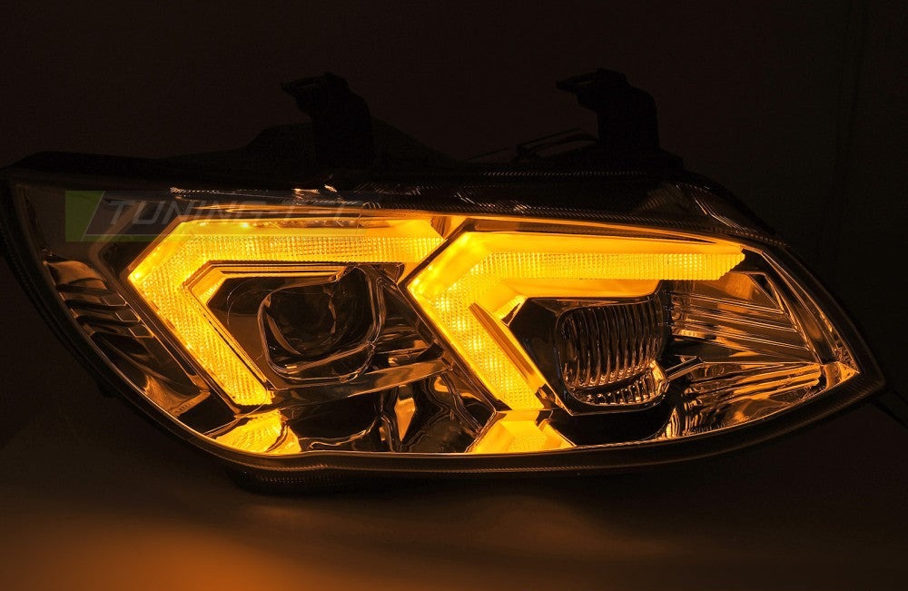 BMW E92/E93 LCI 10–13 krom FULL LED frontlykter