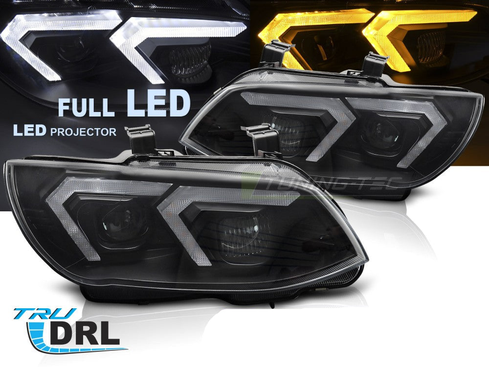 BMW E92/E93 LCI full LED svart frontlykter