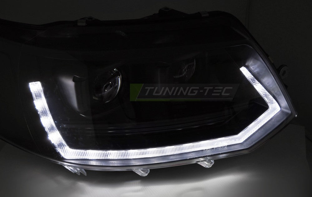 Tuning-Tec VW T5 10–15 svarte frontlykter