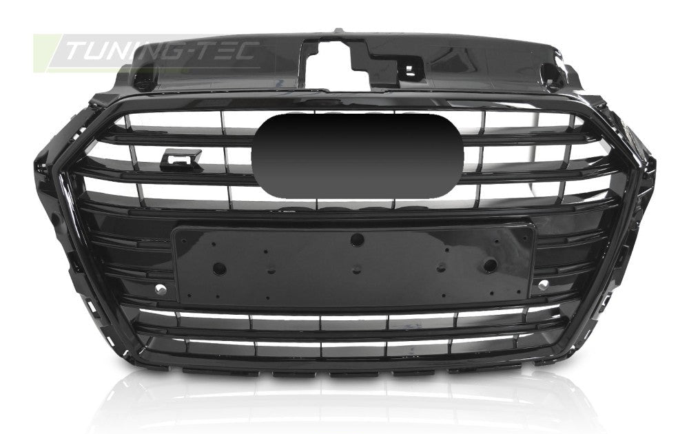 Audi A3 8V frontgrill gloss black PDC