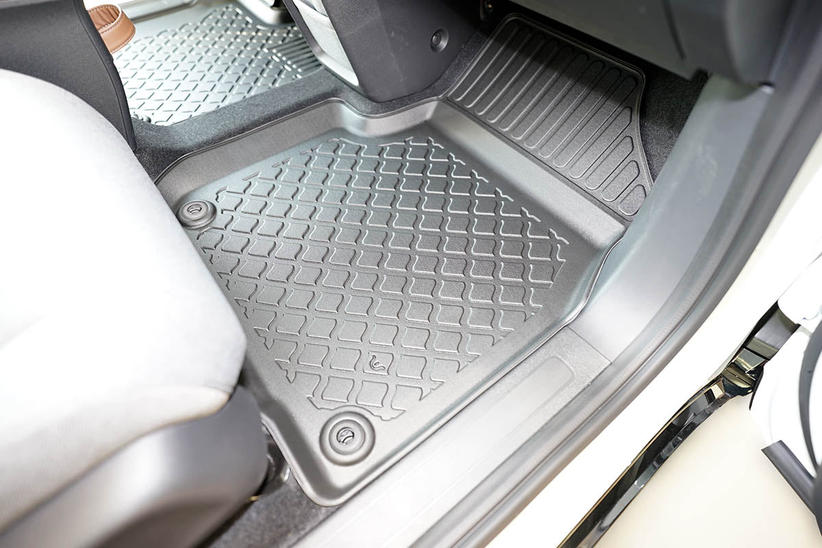Gulvmatter Honda e (2019-2024) – TPE antiskli luktfrie gummi - sett forfra