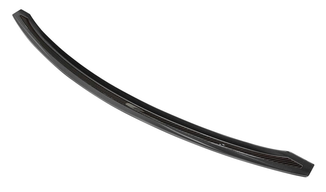 Bakfangerbeskytter Tesla Model S (2012-2021) – rustfritt stål + carbon - detaljer