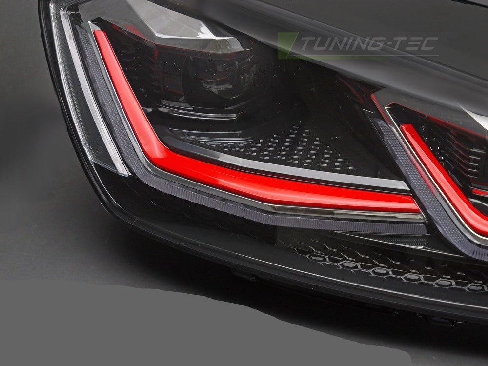 Volkswagen Golf 7 – full LED, rød linje DRL