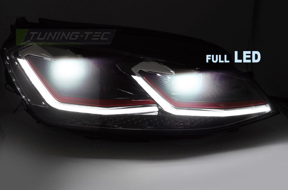 Volkswagen Golf 7 – full LED, rød linje DRL
