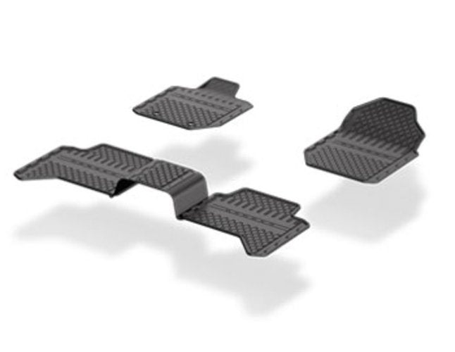 Genuine Ford OEM gulvmatter i TPE gummi til Ford Ranger / Raptor double cabin – 4-delt sett i svart