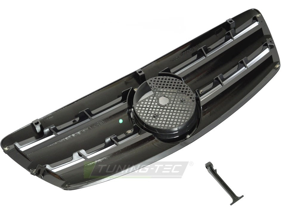 Grill Mercedes S-Klasse W220 02-05 krom/sort med festedetaljer.