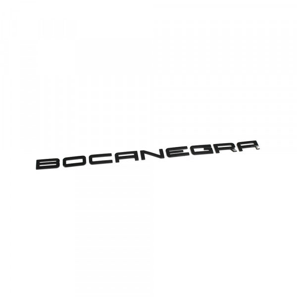 Emblem Seat Bocanegra Satin Black - sett forfra