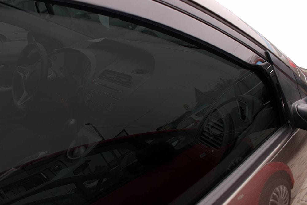 Heko vindavviser til Honda CIVIC VIII 4-dørs – sort og transparent